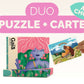DUO Puzzle + Carte – Composez votre pack
