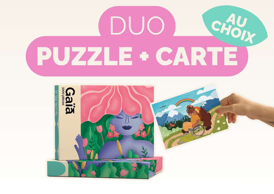DUO Puzzle + Carte – Composez votre pack