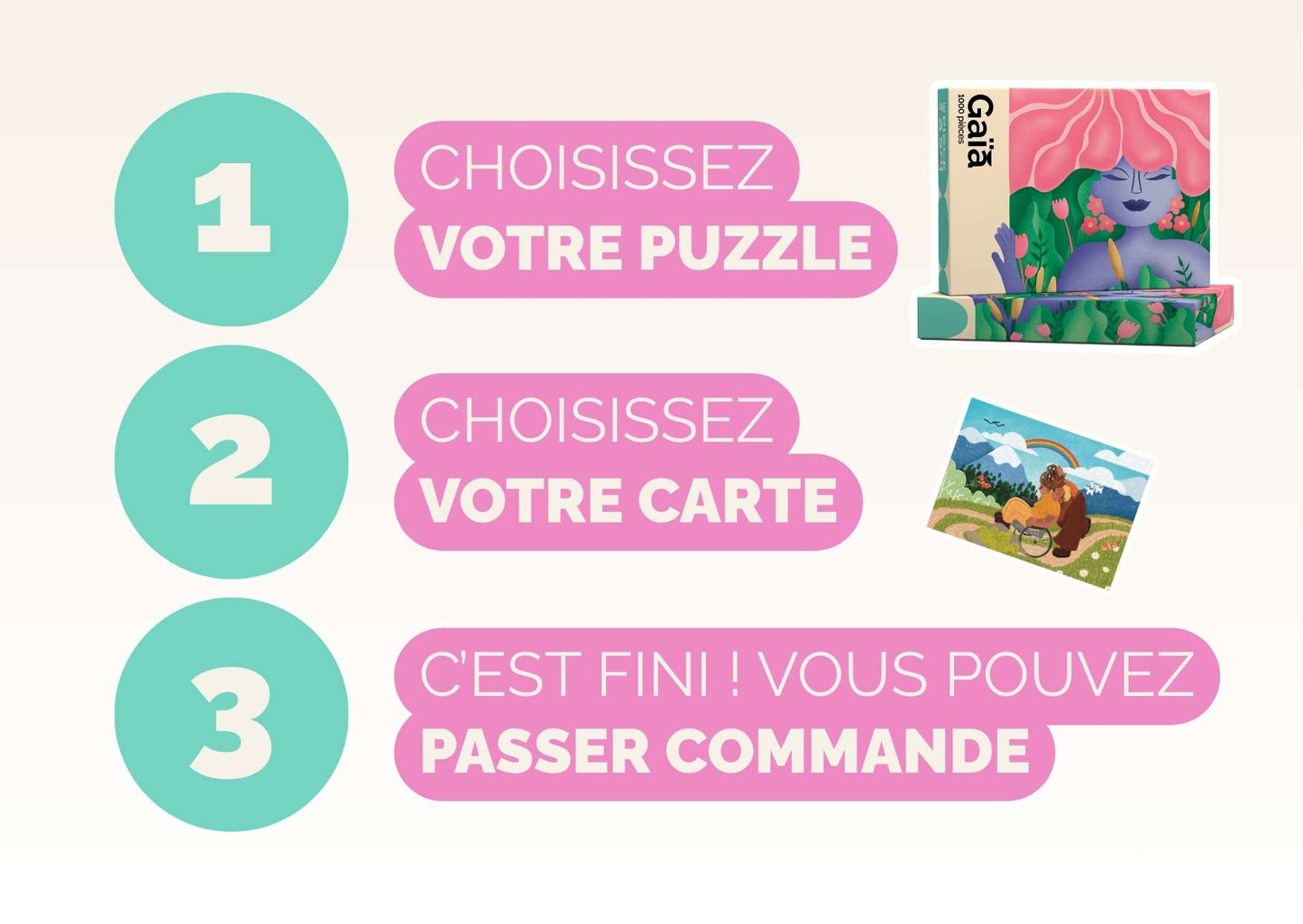 DUO Puzzle + Carte – Composez votre pack