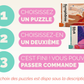 Lot de deux puzzles 500 pièces pour adulte réduction puzzle pas cher