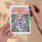 Été – Carte illustrée