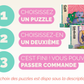Pack deux puzzles 1000 pièces originaux et moderne cadeau économie réduction
