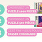 Pack duo puzzle 500 pièces et puzzle 1000 pièces pour adulte moderne puzzle pas cher