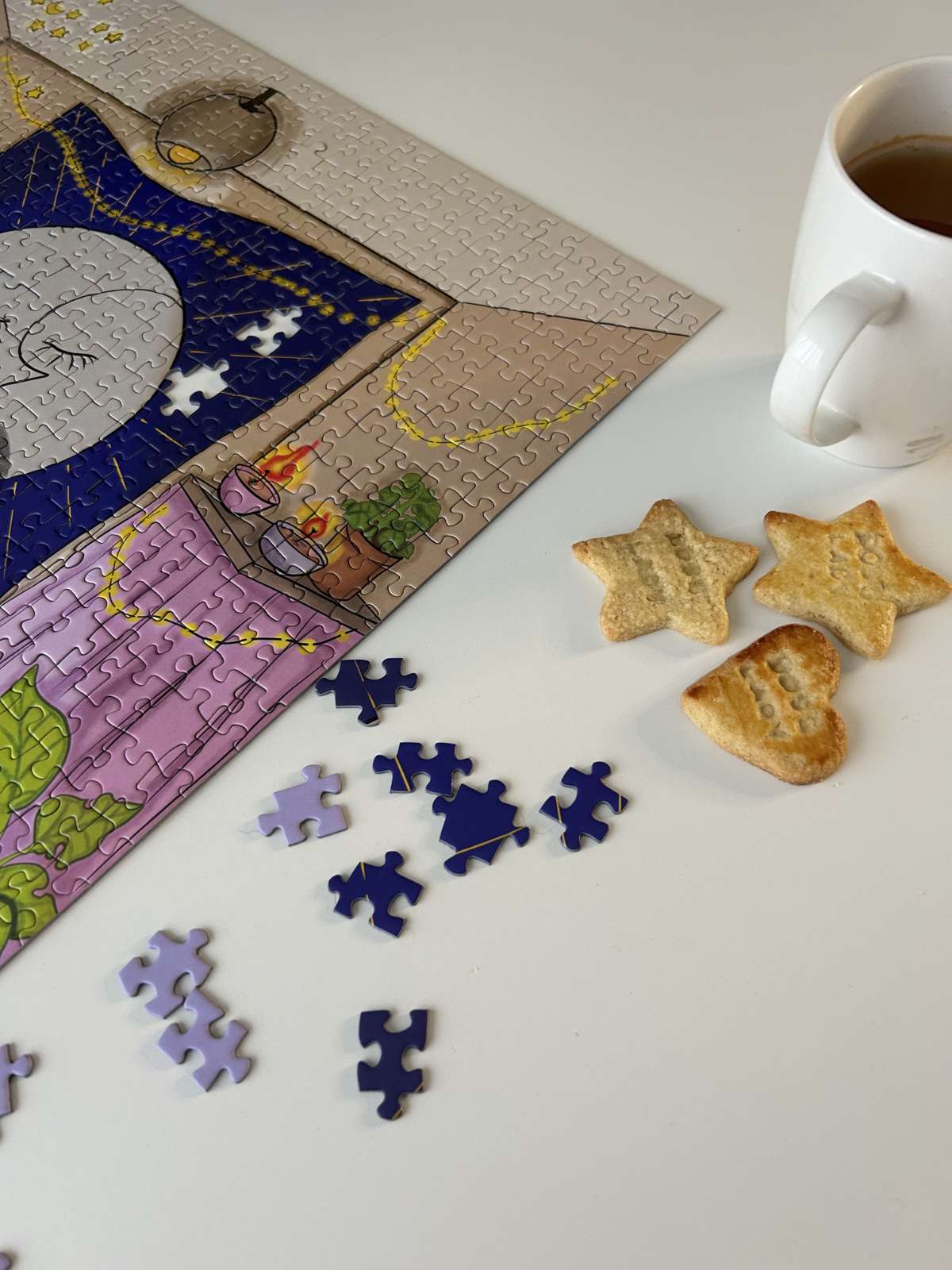 faire une pause puzzle pause thé pause gâteau