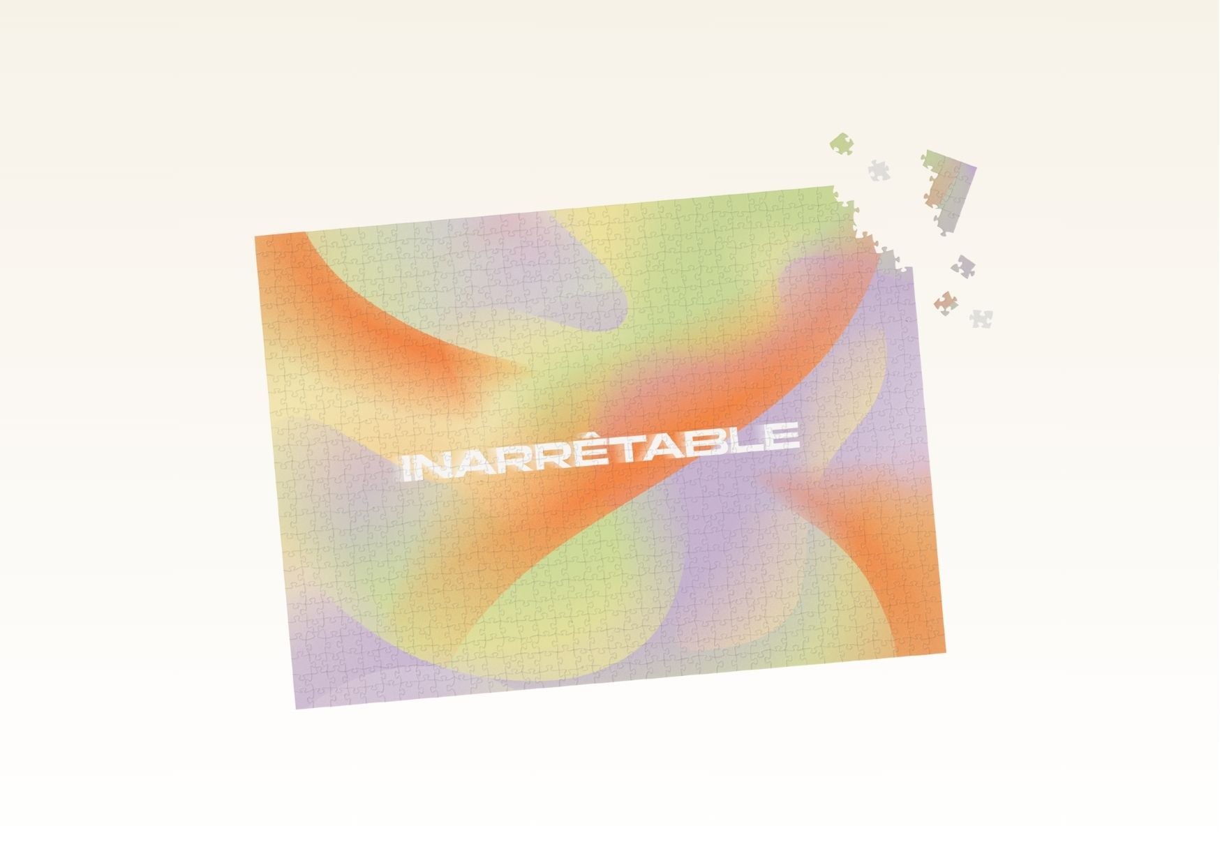 inarrêtable puzzle 1000 pièces moderne confiance en soi self confidence puzzle couleur puzzle dégradé